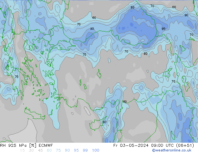 RV 925 hPa ECMWF vr 03.05.2024 09 UTC