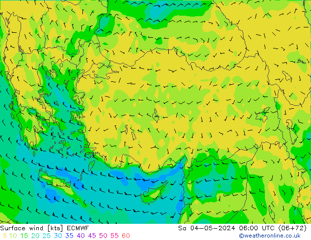  10 m ECMWF  04.05.2024 06 UTC