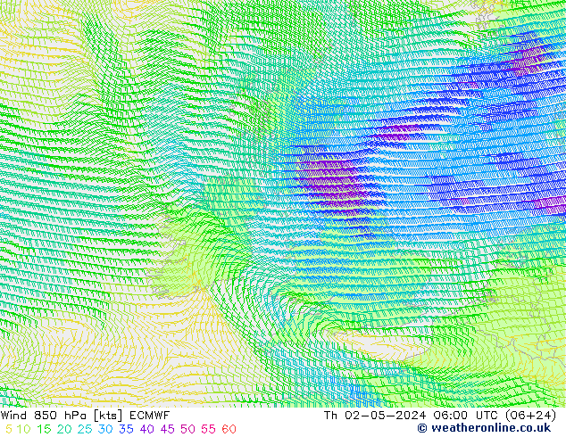  850 hPa ECMWF  02.05.2024 06 UTC