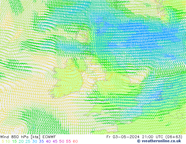 Wind 850 hPa ECMWF vr 03.05.2024 21 UTC