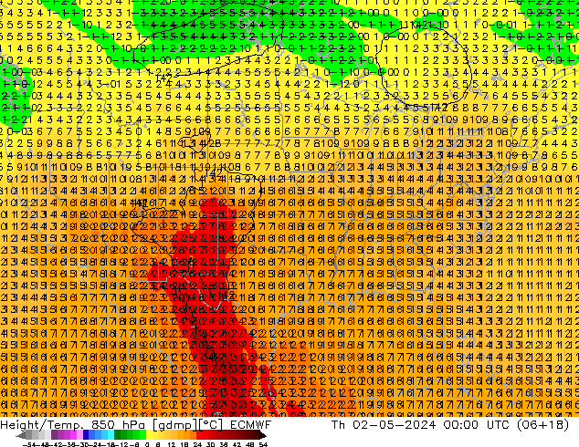 Z500/Rain (+SLP)/Z850 ECMWF Qui 02.05.2024 00 UTC