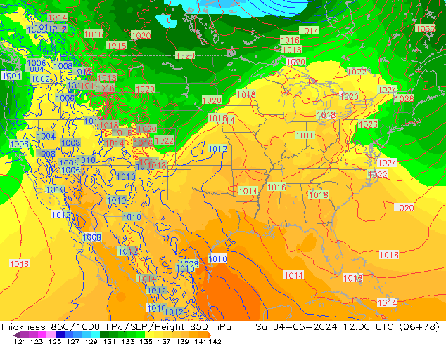 Thck 850-1000 hPa ECMWF Sáb 04.05.2024 12 UTC