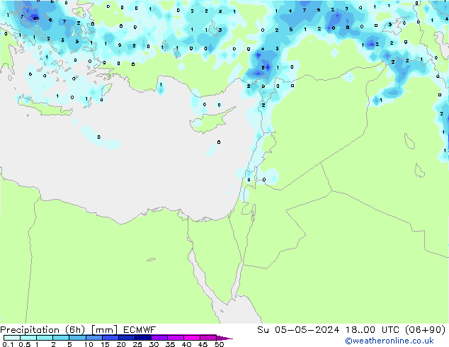 Z500/Rain (+SLP)/Z850 ECMWF dom 05.05.2024 00 UTC