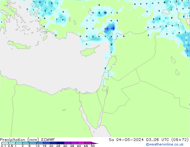 Precipitación ECMWF sáb 04.05.2024 06 UTC