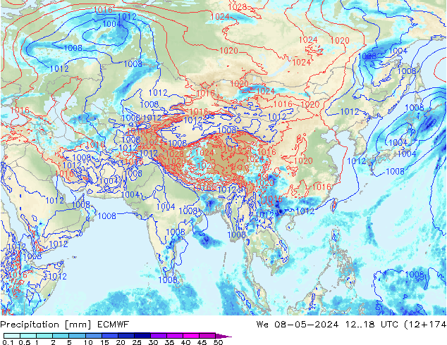 opad ECMWF śro. 08.05.2024 18 UTC