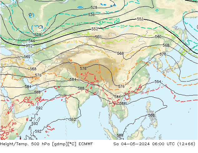 Z500/Rain (+SLP)/Z850 ECMWF sáb 04.05.2024 06 UTC