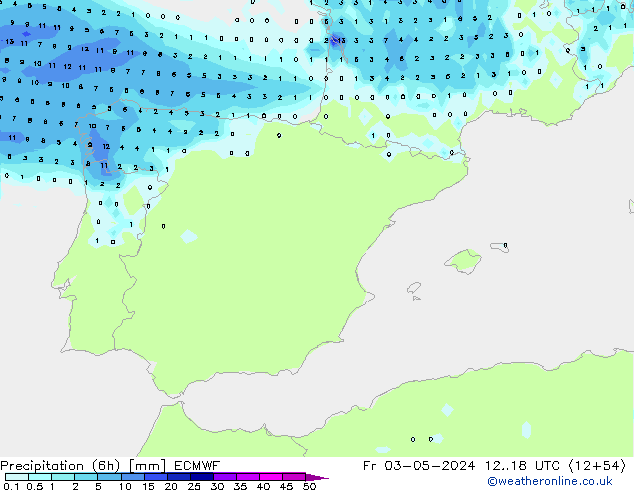 Z500/Rain (+SLP)/Z850 ECMWF ven 03.05.2024 18 UTC