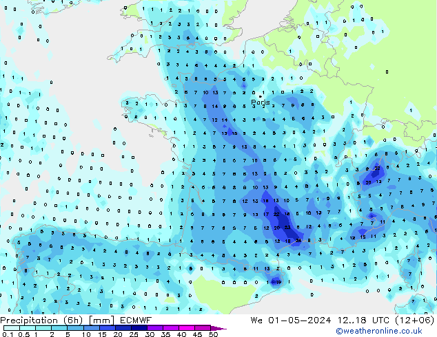 Z500/Rain (+SLP)/Z850 ECMWF St 01.05.2024 18 UTC