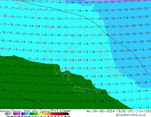 Z500/Rain (+SLP)/Z850 ECMWF пн 06.05.2024 18 UTC