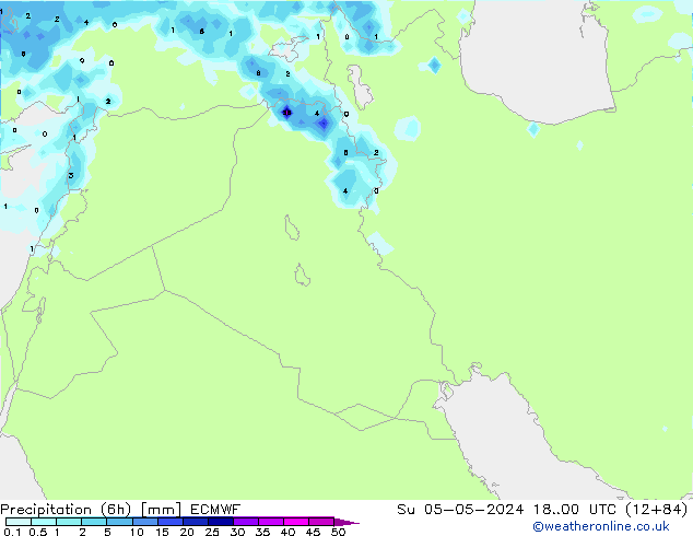 Z500/Regen(+SLP)/Z850 ECMWF zo 05.05.2024 00 UTC