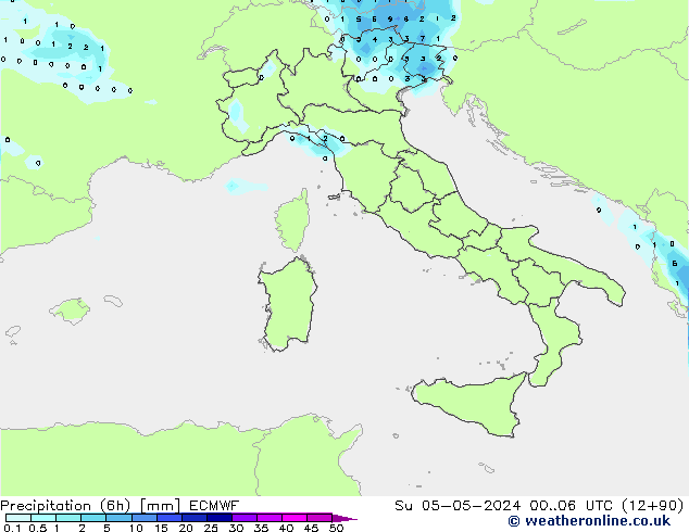 Z500/Regen(+SLP)/Z850 ECMWF zo 05.05.2024 06 UTC