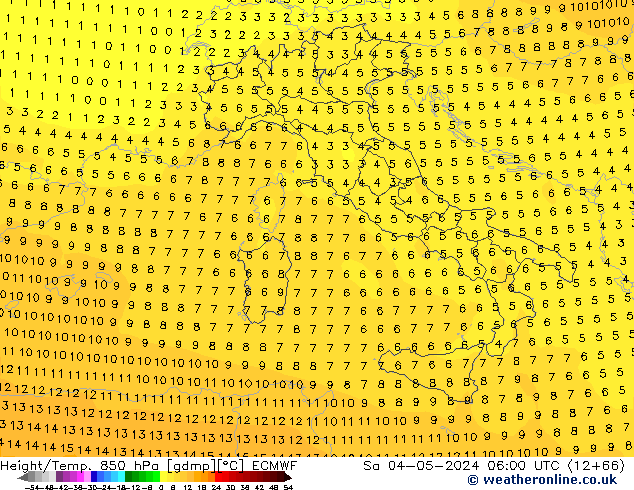 Z500/Rain (+SLP)/Z850 ECMWF Sa 04.05.2024 06 UTC