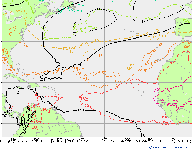 Z500/Rain (+SLP)/Z850 ECMWF Sa 04.05.2024 06 UTC