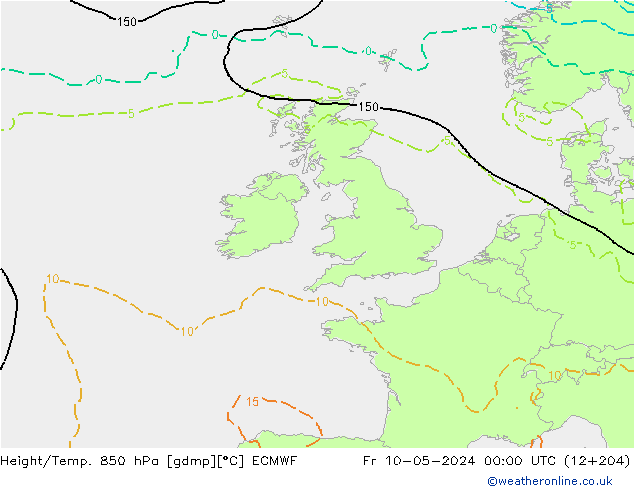 Z500/Rain (+SLP)/Z850 ECMWF Sex 10.05.2024 00 UTC