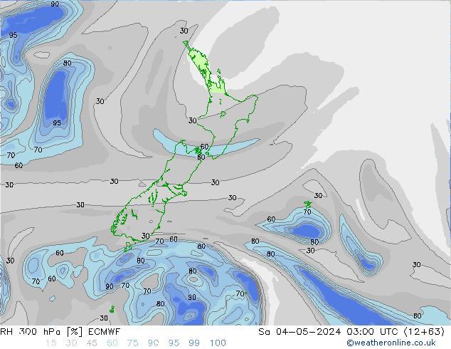 RH 300 hPa ECMWF Sa 04.05.2024 03 UTC