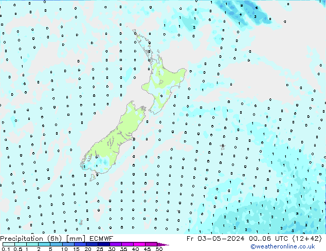 Z500/Rain (+SLP)/Z850 ECMWF  03.05.2024 06 UTC