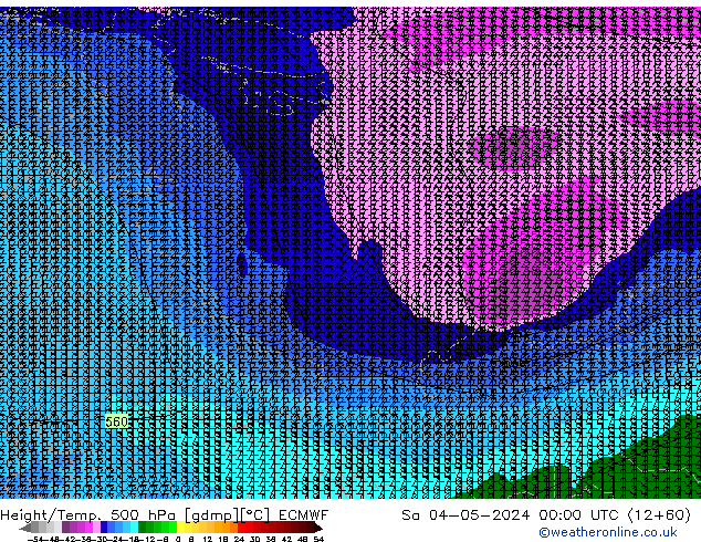 Z500/Regen(+SLP)/Z850 ECMWF za 04.05.2024 00 UTC