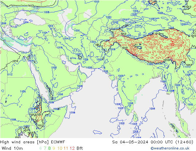 Windvelden ECMWF za 04.05.2024 00 UTC