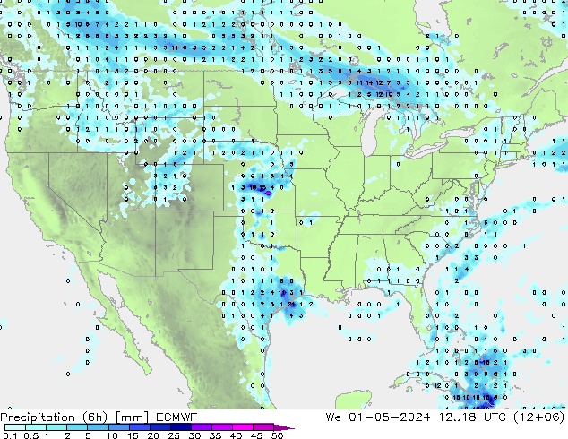 Z500/Rain (+SLP)/Z850 ECMWF We 01.05.2024 18 UTC