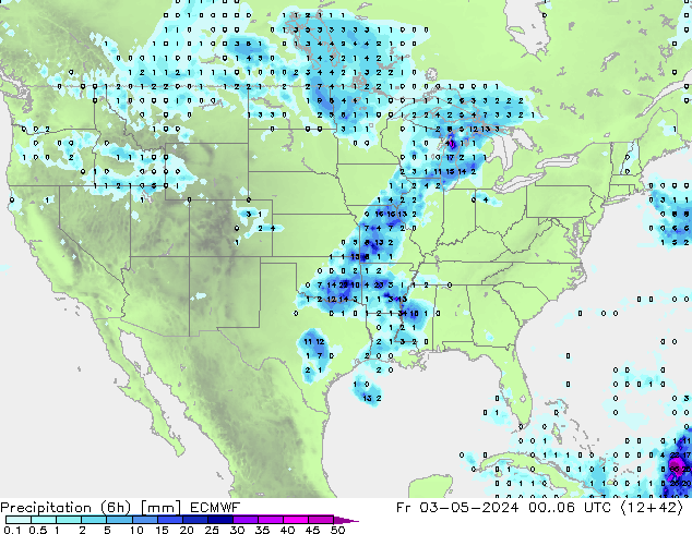 Z500/Rain (+SLP)/Z850 ECMWF Pá 03.05.2024 06 UTC