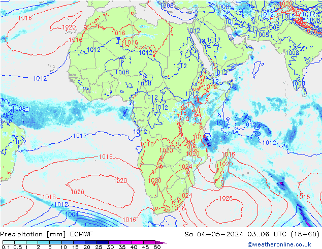 precipitação ECMWF Sáb 04.05.2024 06 UTC