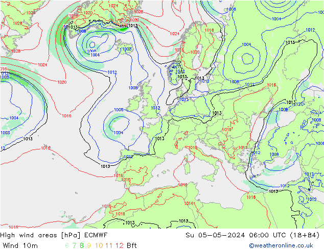 Sturmfelder ECMWF So 05.05.2024 06 UTC