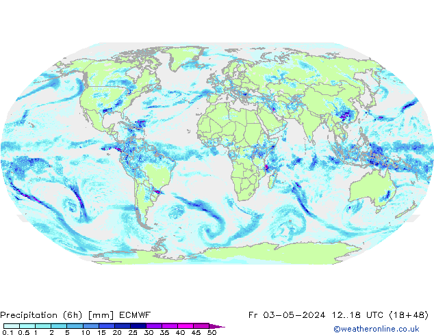 Z500/Rain (+SLP)/Z850 ECMWF пт 03.05.2024 18 UTC