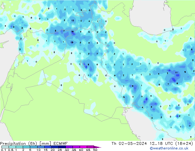 Z500/Rain (+SLP)/Z850 ECMWF jue 02.05.2024 18 UTC