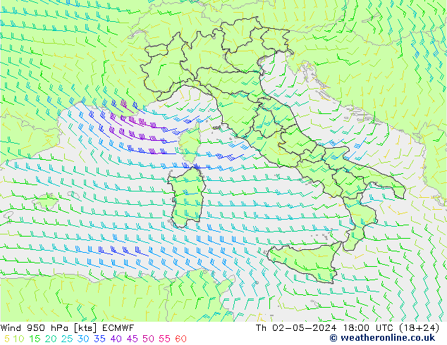  950 hPa ECMWF  02.05.2024 18 UTC