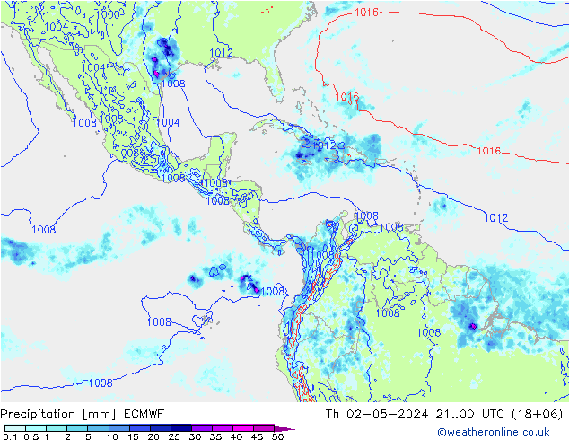 Yağış ECMWF Per 02.05.2024 00 UTC