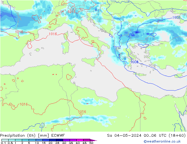 Z500/Rain (+SLP)/Z850 ECMWF Sáb 04.05.2024 06 UTC