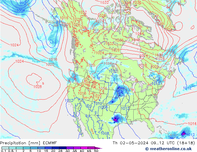 Yağış ECMWF Per 02.05.2024 12 UTC