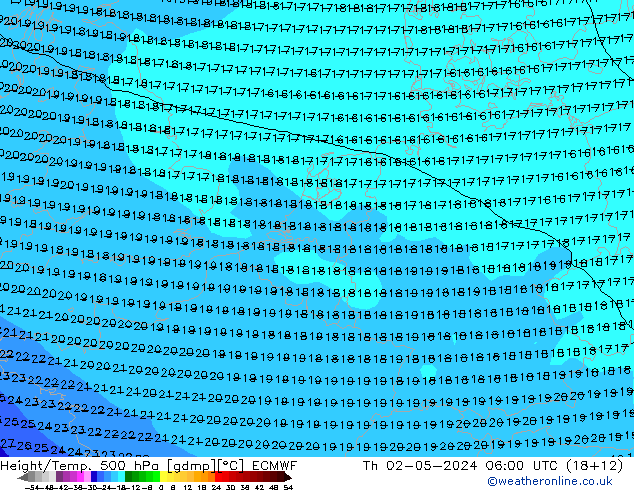 Z500/Regen(+SLP)/Z850 ECMWF do 02.05.2024 06 UTC