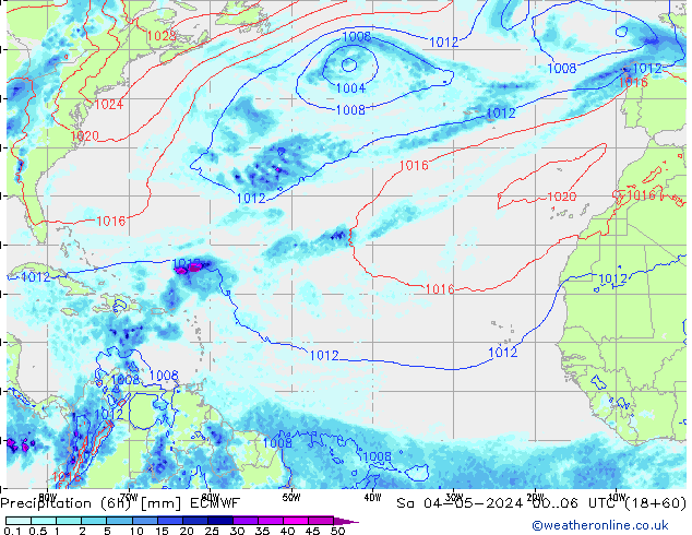Z500/Rain (+SLP)/Z850 ECMWF  04.05.2024 06 UTC