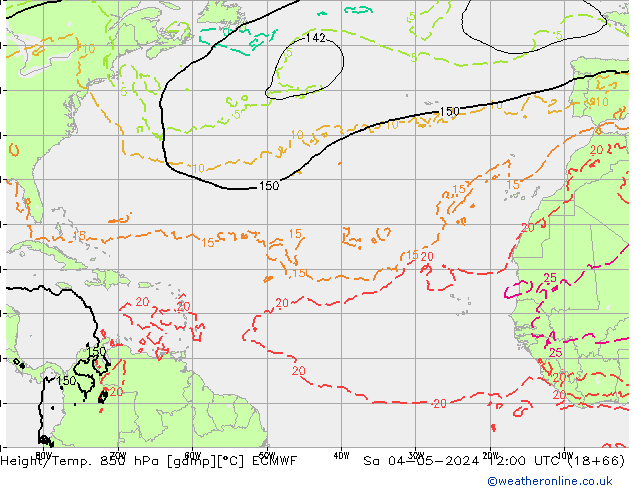 Z500/Rain (+SLP)/Z850 ECMWF So 04.05.2024 12 UTC