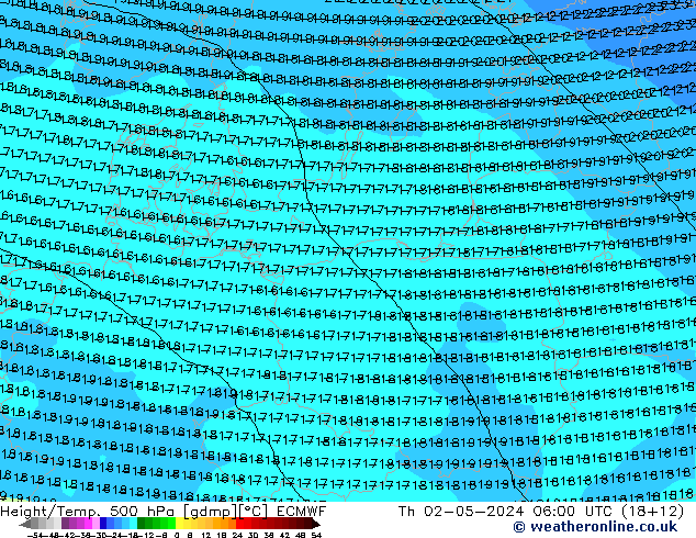 Z500/Regen(+SLP)/Z850 ECMWF do 02.05.2024 06 UTC
