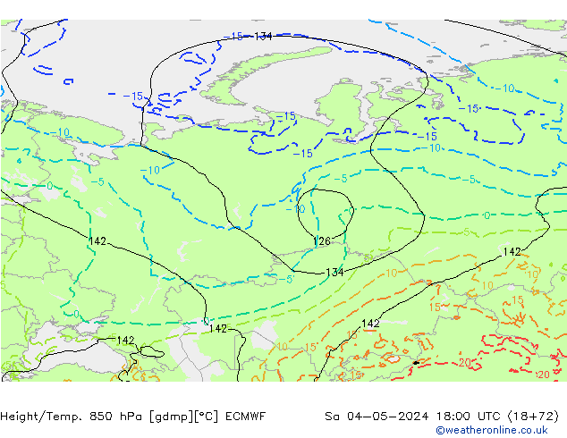 Z500/Rain (+SLP)/Z850 ECMWF So 04.05.2024 18 UTC