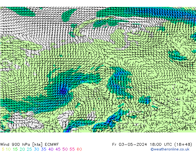 Wind 900 hPa ECMWF vr 03.05.2024 18 UTC