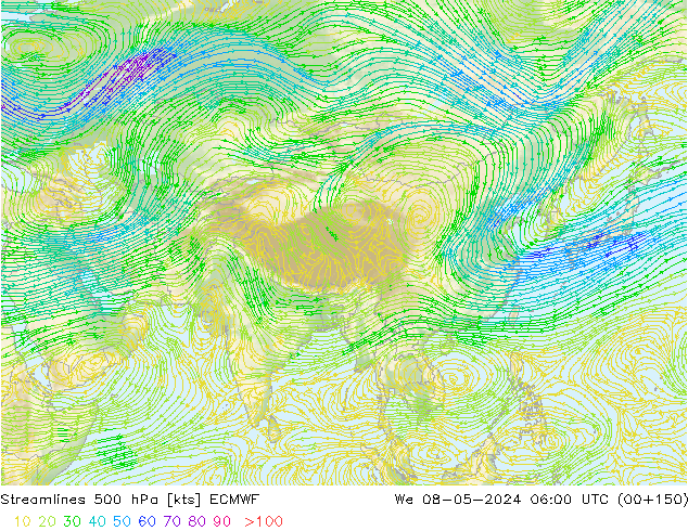  500 hPa ECMWF  08.05.2024 06 UTC