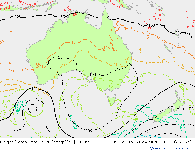 Z500/Regen(+SLP)/Z850 ECMWF do 02.05.2024 06 UTC