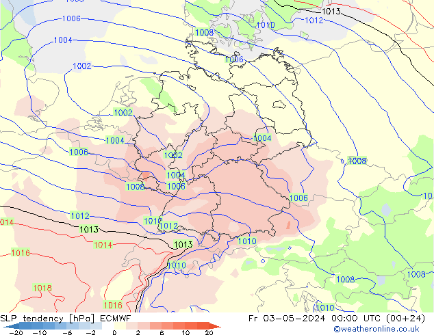 tendencja ECMWF pt. 03.05.2024 00 UTC