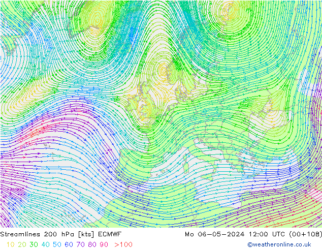  200 hPa ECMWF  06.05.2024 12 UTC