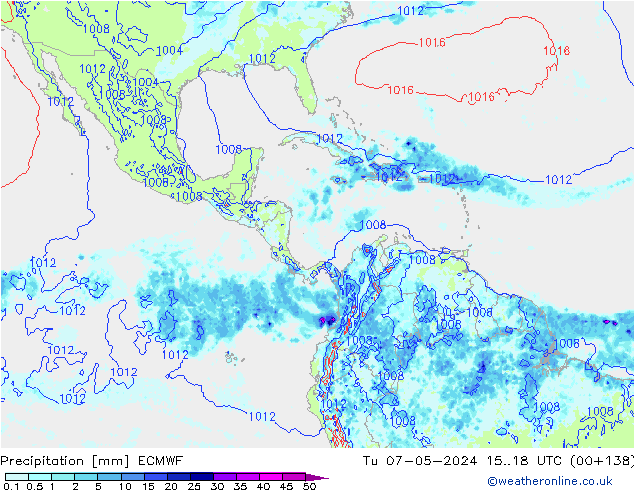 opad ECMWF wto. 07.05.2024 18 UTC