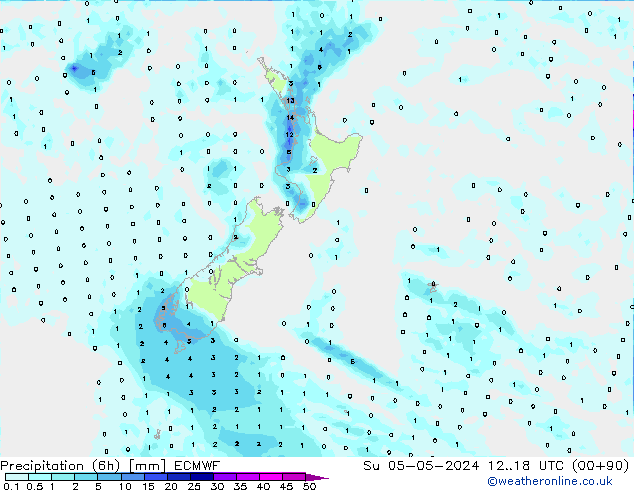 Z500/Rain (+SLP)/Z850 ECMWF So 05.05.2024 18 UTC