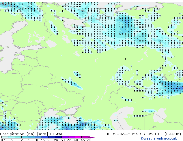 Z500/Regen(+SLP)/Z850 ECMWF do 02.05.2024 06 UTC