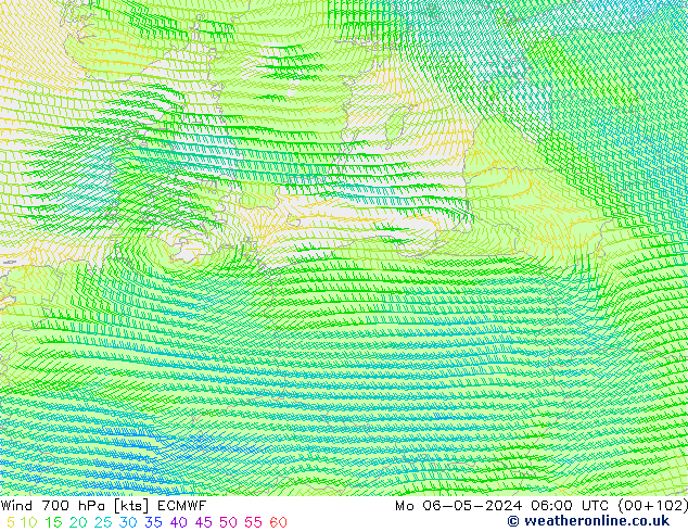  700 hPa ECMWF  06.05.2024 06 UTC