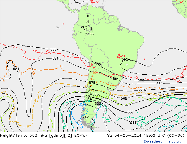 Z500/Rain (+SLP)/Z850 ECMWF sáb 04.05.2024 18 UTC