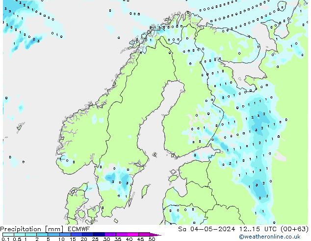 Neerslag ECMWF za 04.05.2024 15 UTC