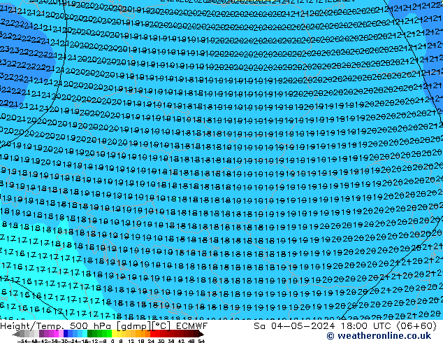 Z500/Rain (+SLP)/Z850 ECMWF So 04.05.2024 18 UTC