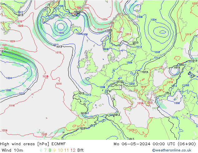 Sturmfelder ECMWF Mo 06.05.2024 00 UTC